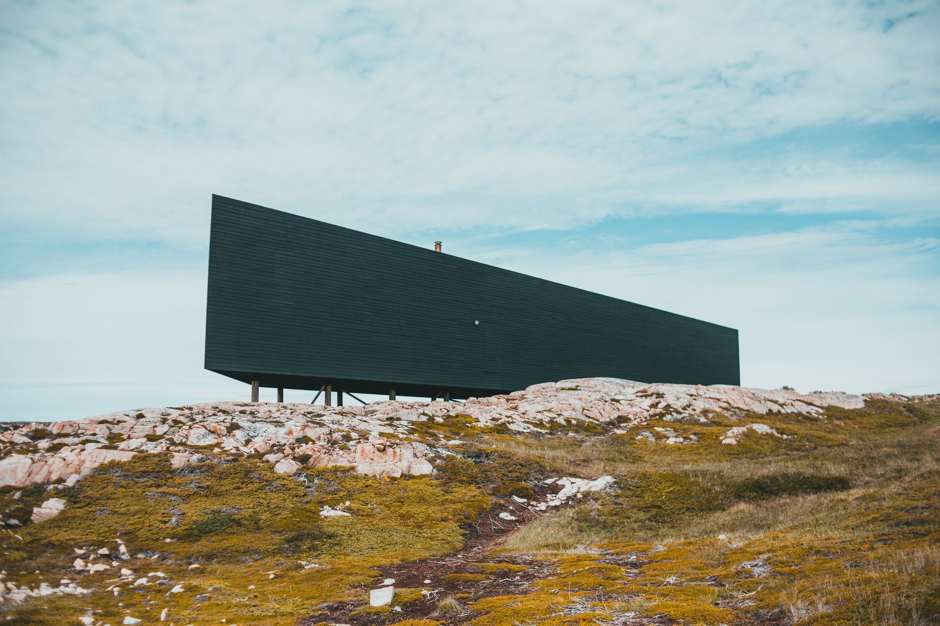 Panoramic architecture on the edge of the Vancouver Island Shoreline